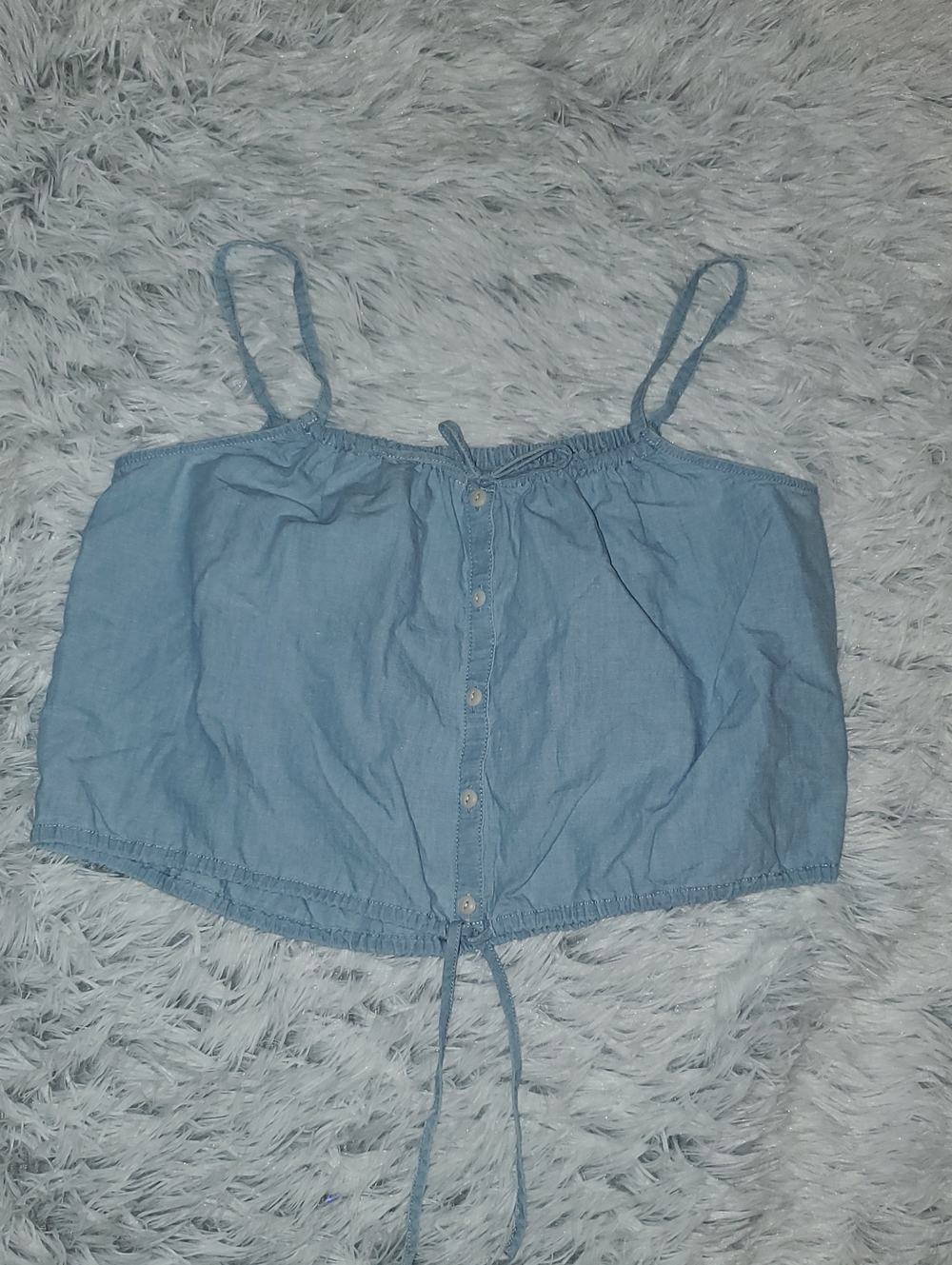 *Madewell Button Front Top*